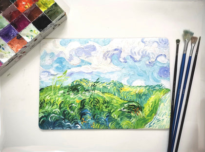 100% Hand painted Van Gogh Acrylic Painting Reproduction, Macbook Case Hard Cover - MinimalGadget