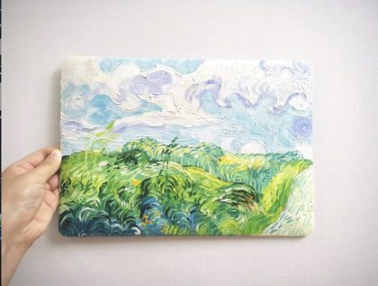 100% Hand painted Van Gogh Acrylic Painting Reproduction, Macbook Case Hard Cover - MinimalGadget