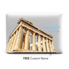 Ancient Greek Ruins Macbook Clear Case, Architecture Aesthetic