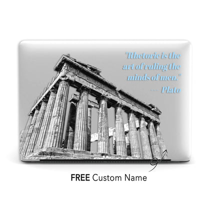 Ancient Greek Ruins Macbook Clear Case, Architecture Aesthetic - MinimalGadget