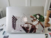 Attack On Titan, Anime Macbook Clear Hard Case, Custom Name Personalized Case