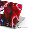 Blue Bloods, Macbook Hard Cover, Personalized Liquid Art case