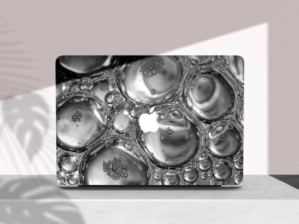 Chic Bubbles Macbook Hard Cover, Personalized Macro photography Art case - MinimalGadget