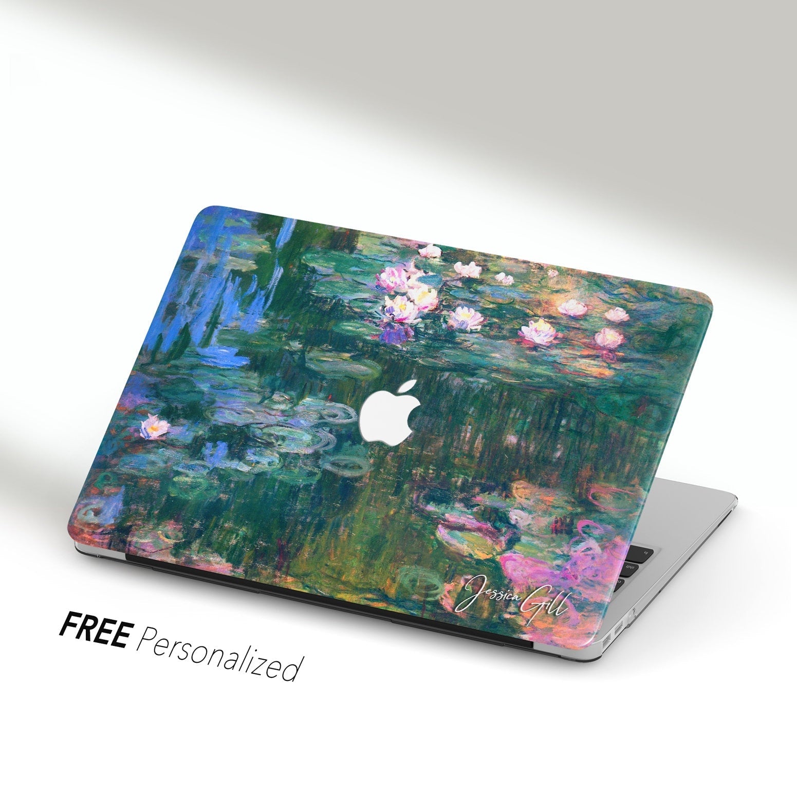 Claude Monet Art Macbook Case Personalized Water Lilies MinimalGadget