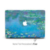 Claude Monet Painting, Macbook Case Personalized Name, Water Lilies
