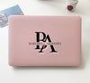 Company Logo Custom Macbook Hard Case Matte, Clear Case, blue black Pink