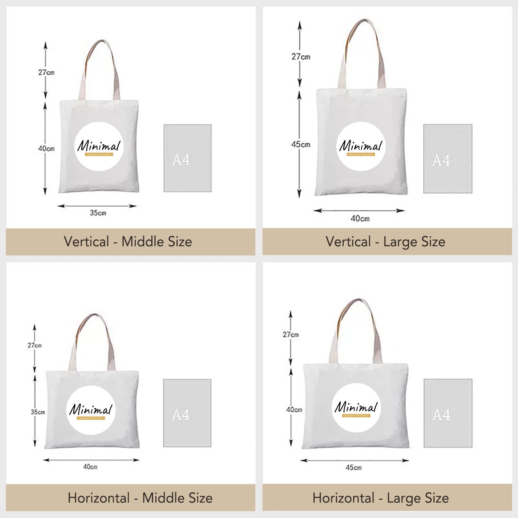 VistaPrint® Cotton Tote Bag