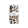 Custom Name Leopard Fashion Phone Clear Case