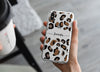 Custom Name Leopard Fashion Phone Clear Case