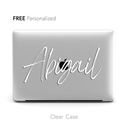 Custom Personalized Name Clear Macbook Case - MinimalGadget