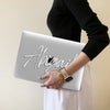 Custom Personalized Name Clear Macbook Case