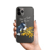 Custom Pet Portrait iPhone Clear Case, Hand illustrated Cover