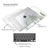 Cute Botanical Garden Macbook Clear Case, Matte Case