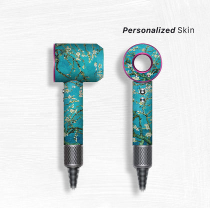 Dyson Hair Dryer Skin Sticker, Van Gogh Flowers, Personalized - MinimalGadget