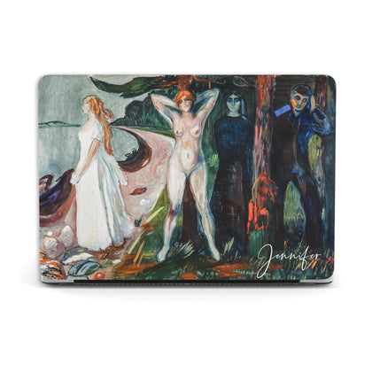 Edvard Munch Painting, Woman 1925, Macbook Case Personalized Hard Cover - MinimalGadget