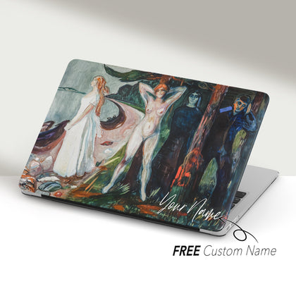 Edvard Munch Painting, Woman 1925, Macbook Case Personalized Hard Cover - MinimalGadget