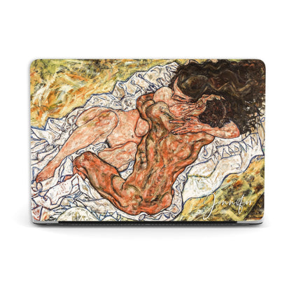 Egon Schiele, Die Umarmung, Macbook Case Personalized - MinimalGadget