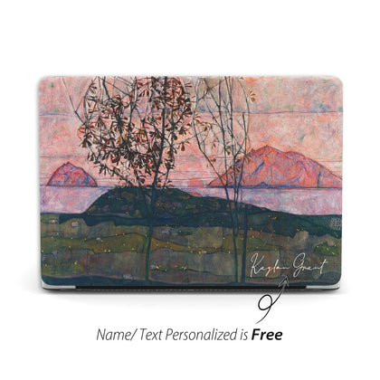 Egon Schiele Painting, Macbook Case Personalized, Setting Sun - MinimalGadget