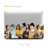 Famous women in Painting inspired, Personalized Name, Macbook CLEAR Hard Case