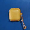 Genuine Leather Case, AirPods 1, 2, Pro, Tanned Leather Case with String