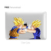 Goku vs Vegeta, Dragon Ball Super Saiyan, Macbook Clear Hard Case , Anime Custom Name