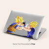 Goku vs Vegeta, Dragon Ball Super Saiyan, Macbook Clear Hard Case , Anime Custom Name