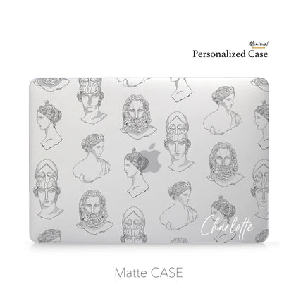 Greek Gods Sculpture Macbook Clear Case, Elegant Matte case - MinimalGadget