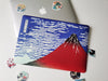 Hokusai Red Fuji, Macbook Case Hard Cover, Personalized name Case