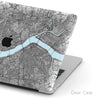 Minimalist Seoul Map, Clear Macbook Hard Case, Custom your City Map