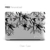 Ink painting Bamboo Leaves Macbook Clear Case, Hand drawn Bamboo branch