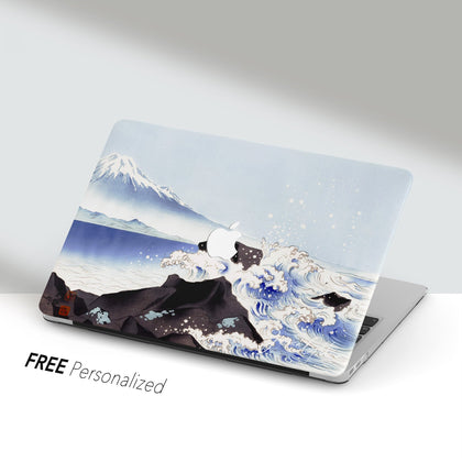 Japanese wave, Macbook Case Personalized, Tokuriki - MinimalGadget