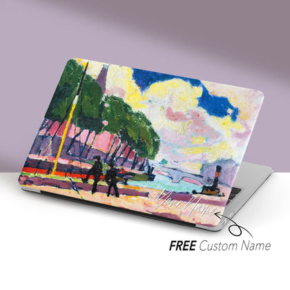 Lyman Saÿen Painting, Landscape Paris, Macbook Case Personalized Hard Cover - MinimalGadget