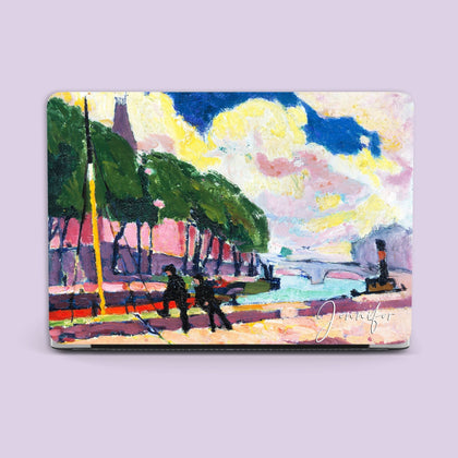 Lyman Saÿen Painting, Landscape Paris, Macbook Case Personalized Hard Cover - MinimalGadget