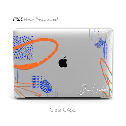 MEMPHIS Geometric Abstract Macbook Clear Case, Matte Case - MinimalGadget