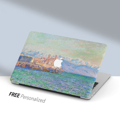 Monet Painting Macbook Case Personalized Name, Impressionism - MinimalGadget