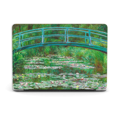 Monet Painting, the Footbridge, Macbook Case Personalized Hard Cover - MinimalGadget