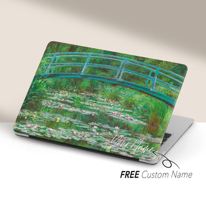 Monet Painting, the Footbridge, Macbook Case Personalized Hard Cover - MinimalGadget