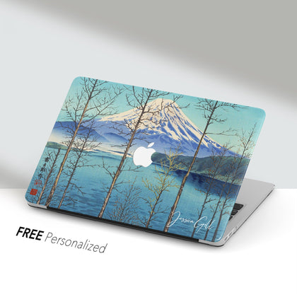 Mount Fuji, Macbook Case Personalized, Japanese Art Tokuriki - MinimalGadget