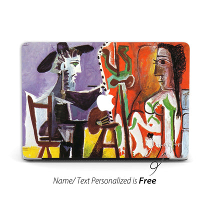 Pablo Picasso Painting, Macbook Case Personalized Name - MinimalGadget