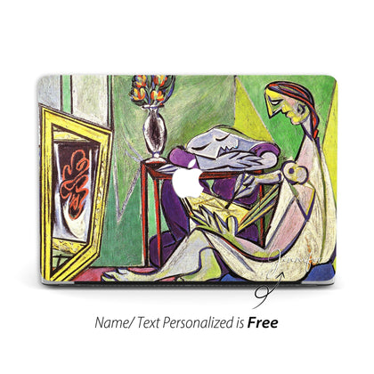 Pablo Picasso Painting, Macbook Case Personalized Name, 'The Muse' - MinimalGadget