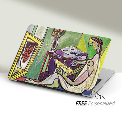 Pablo Picasso Painting, Macbook Case Personalized Name, 'The Muse' - MinimalGadget