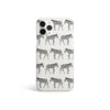 Personalized Black and Beige Zebra Savanna Pattern iPhone Case