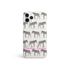 Personalized Black and Beige Zebra Savanna Pattern iPhone Case