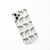 Personalized Black and Beige Zebra Savanna Pattern iPhone Case