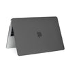 Personalized Graphite Anti-fingerprint Matte Macbook Hard Case, Black clear