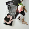 Personalized Hand illustrated Portrait iPhone Clear Case for Family, Couple