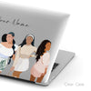 Personalized Lady boss illustration, Macbook Clear Case