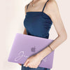 Personalized Macbook Matte Case Purple Hard Case