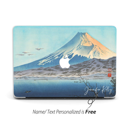 Personalized Mount Fuji, Macbook Case, Japanese Art Tokuriki - MinimalGadget