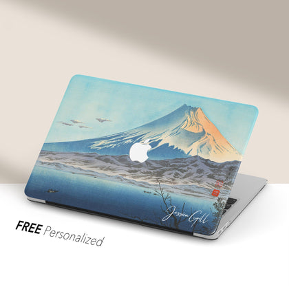 Personalized Mount Fuji, Macbook Case, Japanese Art Tokuriki - MinimalGadget